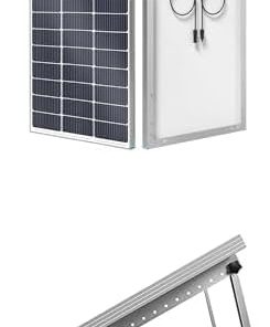 Renogy 100W N-Type Solar Panel with Adjustable Mount Brackets 12V Renogy 100W N-Type Solar Panel with Adjustable Mount Brackets 12V