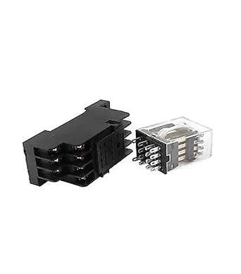 HH54PL 36V 4PDT 14Pin Electromagnetic Power Relay for DIN Rail 5 Pcs 2 HH54PL 36V 4PDT 14Pin Electromagnetic Power Relay for DIN Rail 5 Pcs - Image 2