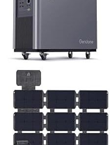 Portable Power Station 3072Wh with 3000W AC Output and 200W Solar Panel 2