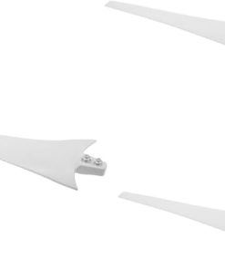 VICASKY 3pcs Iron Wind Generator Blades Replacement for Turbines VICASKY 3pcs Iron Wind Generator Blades Replacement for Turbines