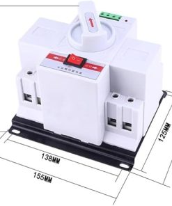 Dual Power Automatic Transfer Switch 2P 63A 220V MCB Type 2