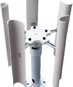 5 Blades Vertical Wind Turbine with Three-Phase Permanent Magnet Generator