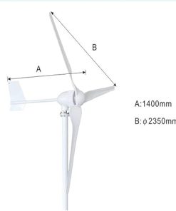 1000W Wind Turbine 3 Blades 24V Generator for Home and RV Use 2