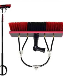 Window Cleaning Pole/Window Cleaning Kit Equipment/Solar Panel Cleaning Brush Portable Water Fed Telesbrush/Solar Panel Washing Equipment Tool/3.6M/12Ft 2