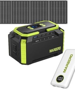 200W Solar Generator with 222Wh Power Bank and 40W Solar Panel