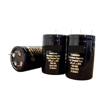 220uF 450V Electrolytic Capacitor 35X50mm Quadruple Pack 2 220uF 450V Electrolytic Capacitor 35X50mm Quadruple Pack - Image 2