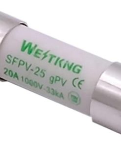 10Pcs 10-38mm PV Solar Fuse 1000V DC 1A to 30A for Power Protection