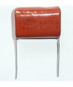 50pcs 475J 400V 4.7uF CBB Metallized Polypropylene Film Capacitors 2