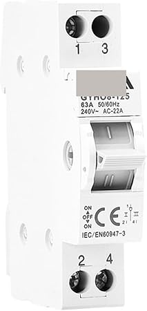 GYHO8 Dual Power Manual Transfer Switch 40A to 125A Din Rail Isolator GYHO8 Dual Power Manual Transfer Switch 40A to 125A Din Rail Isolator