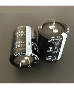 10 Pack 2200uF 200V Snap-in Aluminum Electrolytic Capacitors 2