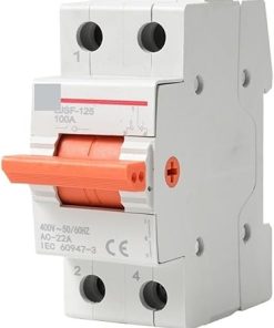 125A Manual Transfer Switch 3 Position 1P AC 100A 400V Interlock