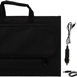 60W Portable Solar Panel Charger with Dual USB for Camping and RV