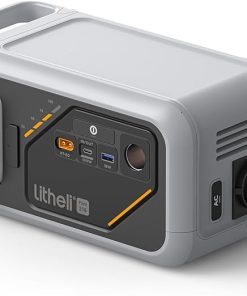 Litheli Portable Power Station 200W AC Outlet Lithium Battery Solar Generator 2