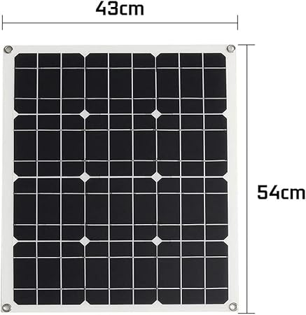 Portable 40W Solar Panel Kit with 30A Controller for RV and Shed 2 Portable 40W Solar Panel Kit with 30A Controller for RV and Shed - Image 2