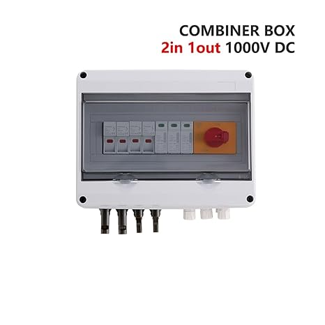 Solar PV Combiner Box with Lightning Protection 2 In 1 Out 1000V 2 Solar PV Combiner Box with Lightning Protection 2 In 1 Out 1000V - Image 2