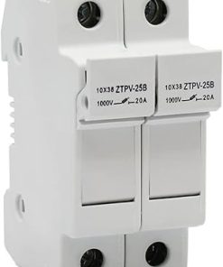 100 Pcs Waterproof DC Double Fuse Holder for Solar PV 1000V LJ0255