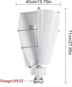 500W Vertical Axis 220V Wind Turbine with Controller and Blades 2