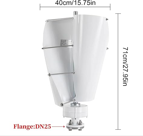 500W Vertical Axis 220V Wind Turbine with Controller and Blades 2 500W Vertical Axis 220V Wind Turbine with Controller and Blades - Image 2