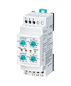 Three-Phase Under and Over Voltage Relay 380VAC GKM-02 Model Three-Phase Under and Over Voltage Relay 380VAC GKM-02 Model