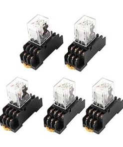 HH54PL 36V 4PDT 14Pin Electromagnetic Power Relay for DIN Rail 5 Pcs HH54PL 36V 4PDT 14Pin Electromagnetic Power Relay for DIN Rail 5 Pcs