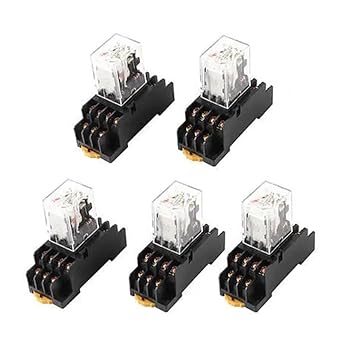HH54PL 36V 4PDT 14Pin Electromagnetic Power Relay for DIN Rail 5 Pcs HH54PL 36V 4PDT 14Pin Electromagnetic Power Relay for DIN Rail 5 Pcs