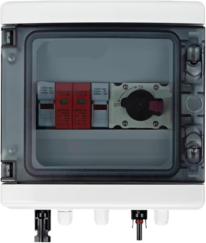 DC 1000V Solar PV Combiner Box with Lightning and Surge Protection IP65 DC 1000V Solar PV Combiner Box with Lightning and Surge Protection IP65