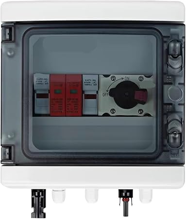DC 1000V Solar PV Combiner Box with Lightning Surge Protection IP65 DC 1000V Solar PV Combiner Box with Lightning Surge Protection IP65