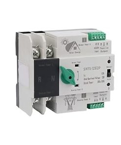 230V Solar ATS 125A Dual Power Automatic Transfer Switch for Stability