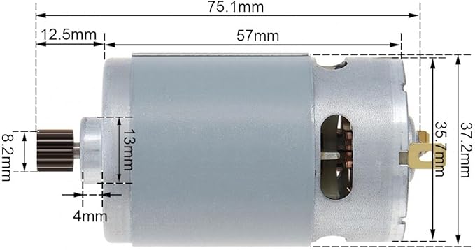 RS550 21V Lithium Saw 29800RPM Electronic Starter 14 Teeth Gear 2 RS550 21V Lithium Saw 29800RPM Electronic Starter 14 Teeth Gear - Image 2