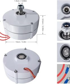 100W Low Speed Wind Turbine 3 Phase Permanent Magnet Generator 2