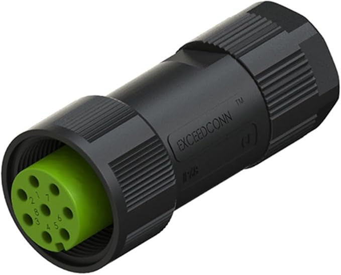 Industrial Waterproof 8-Pin Power Supply Connector for Solar LED Lighting Industrial Waterproof 8-Pin Power Supply Connector for Solar LED Lighting