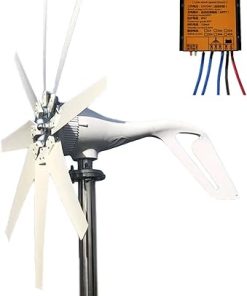 2000W Industrial Wind Turbine Generator for Home Use 24V MPPT Controller