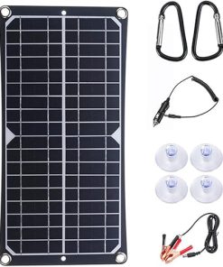 50W Flexible Monocrystalline Solar Panel Kit for Efficient Battery Charging