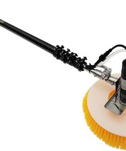 Electric Solar Panel Cleaning Machine with Telescopic Brush 110V