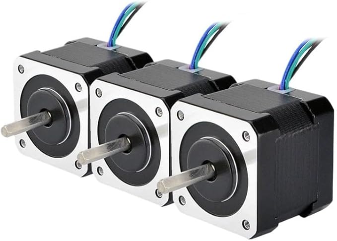 3PCS Nema 17 Stepper Motor Kit 40mm 45Ncm 2A with 1m Cable 3PCS Nema 17 Stepper Motor Kit 40mm 45Ncm 2A with 1m Cable