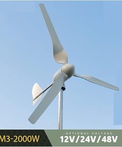 2000W Horizontal Wind Turbine Generator with MPPT 48V Controller 2