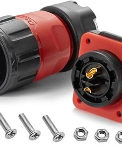 IP67 Waterproof 2-Pin Soldering Wire Power Connector for Solar Equipment 2