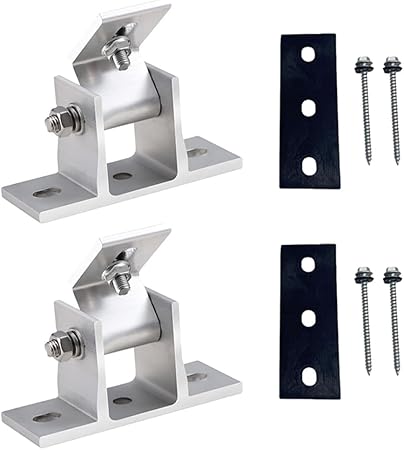 Solar Panel Mounting Brackets 2, 4pcs Rotatable Roof Elevation Kit Solar Panel Mounting Brackets 2, 4pcs Rotatable Roof Elevation Kit