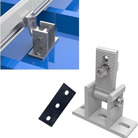 Solar Panel Mounting Brackets 2, 4pcs Rotatable Roof Elevation Kit 2 Solar Panel Mounting Brackets 2, 4pcs Rotatable Roof Elevation Kit - Image 2