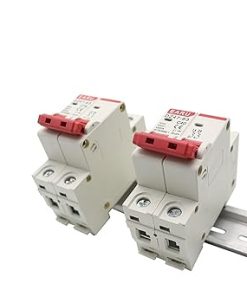 C45N 2P 400V Mini Circuit Breaker 6KA for 35mm Din Rail Mounting