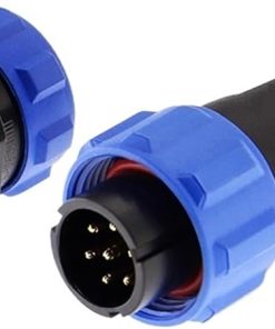 M13 Waterproof Round Power Socket Connector for Solar Audio System M13 Waterproof Round Power Socket Connector for Solar Audio System