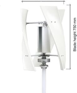 No Noise Vertical Axis Wind Turbine Generator 12000W for Home Use 2