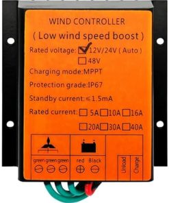 1000W Waterproof MPPT Wind Charge Controller for 12V 24V 48V Systems