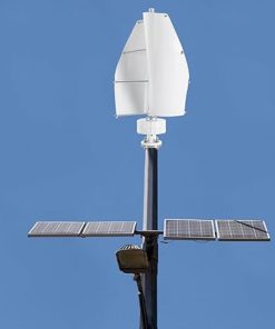 500W Helical Vertical Axis Wind Turbine Generator Low Noise High Efficiency 2