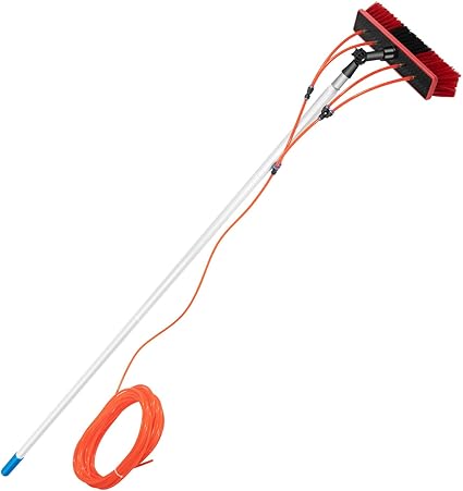 Solar Panel Cleaning Kit with Extension Pole and Water Fed Brush Solar Panel Cleaning Kit with Extension Pole and Water Fed Brush