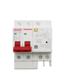 230V 2P RCBO RCCB Overvoltage Circuit Breaker with Leakage Protection