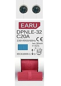 18MM 230V RCBO 1P+N 6KA Mini Circuit Breaker for Overcurrent Protection