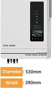 Energy Saving Hybrid Solar Inverter 10200W Grid Tied Three Phase 2