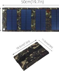 20W Portable Foldable Solar Panel Kit for RVs Boats and Caravans 2