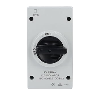 Solar Disconnect Switch 32A 1000V IP66 PV Isolator for Solar Panels Solar Disconnect Switch 32A 1000V IP66 PV Isolator for Solar Panels